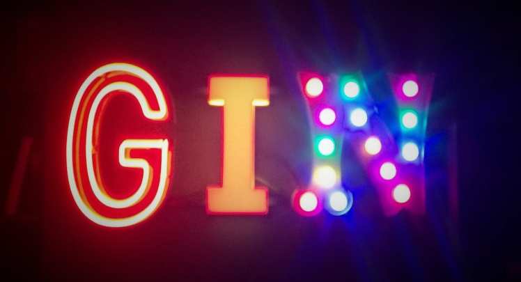 Gin sign neon