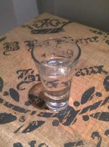 vodka shot