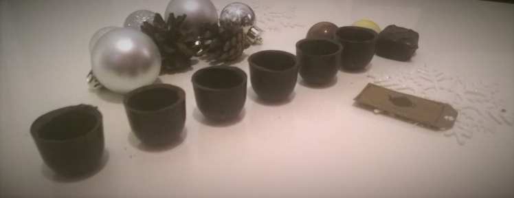 chocolate shot glasses empty