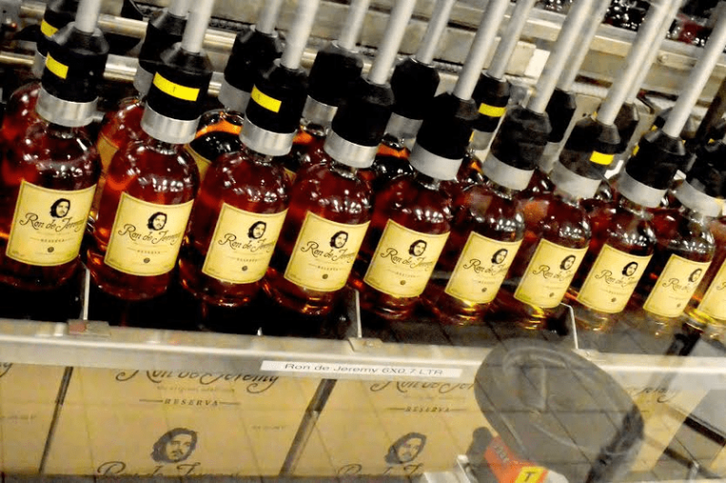 ron gold bottling line