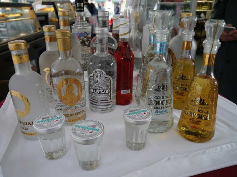 vodka shots in Vienna