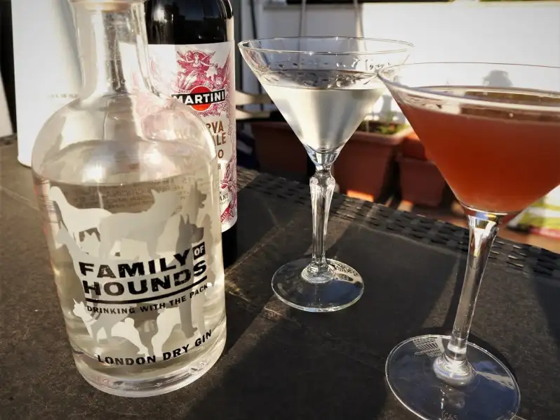 Martini on the table