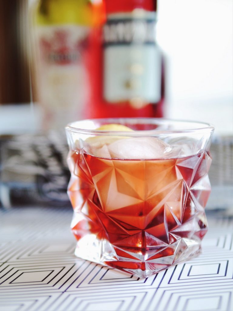 Beautiful Negroni glass