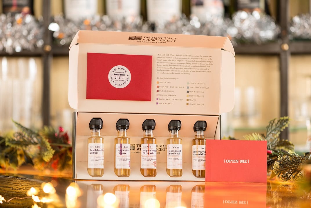 new years resolution SMWS whisky tasting set