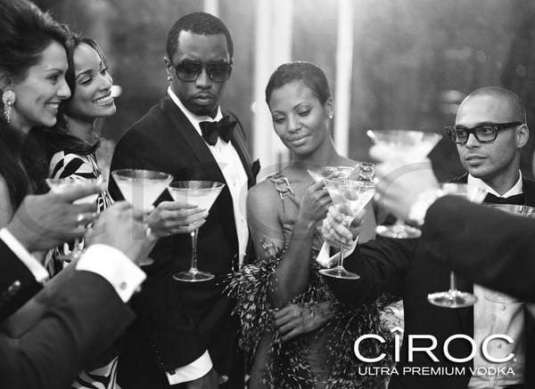 ciroc vodka with celebs