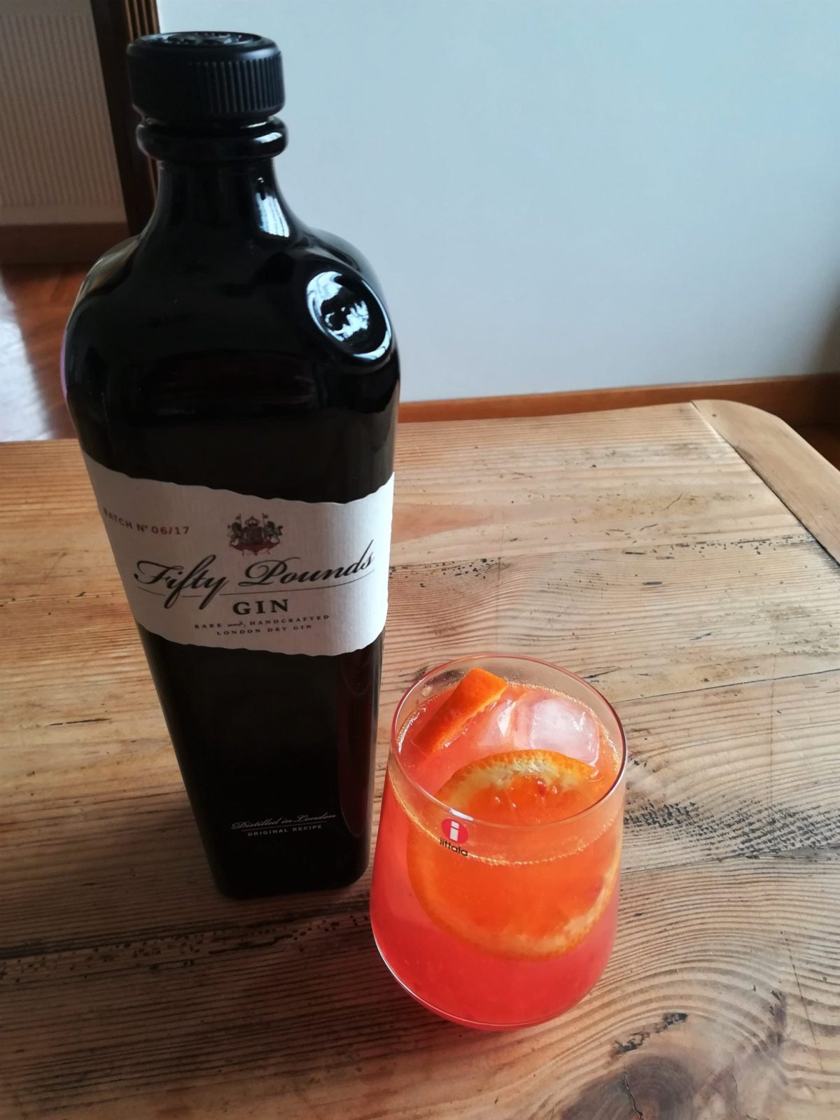 Gin cocktail with Fifty Pounds Gin