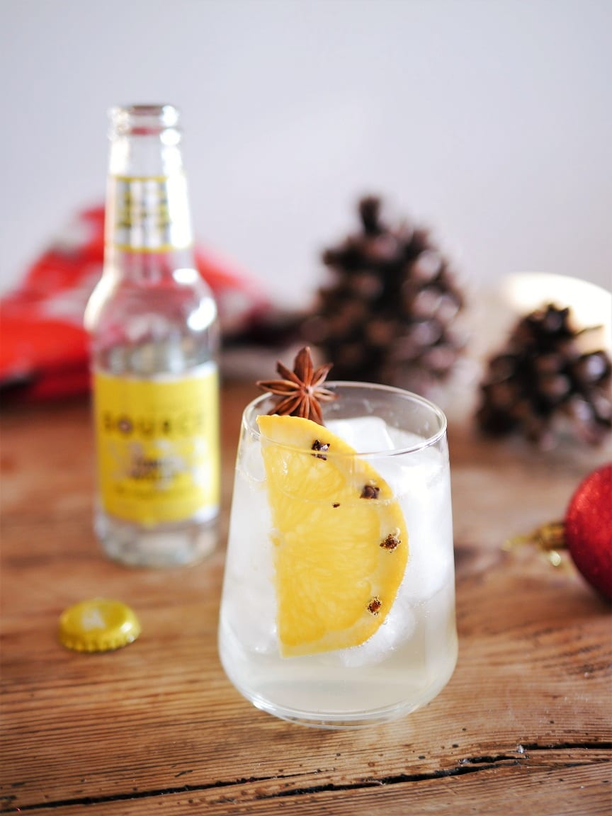 winter gin and tonic