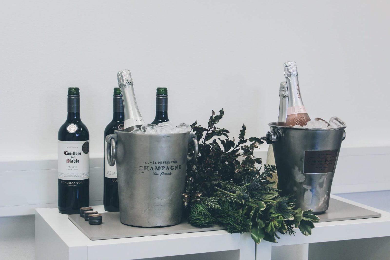 chilled champagne