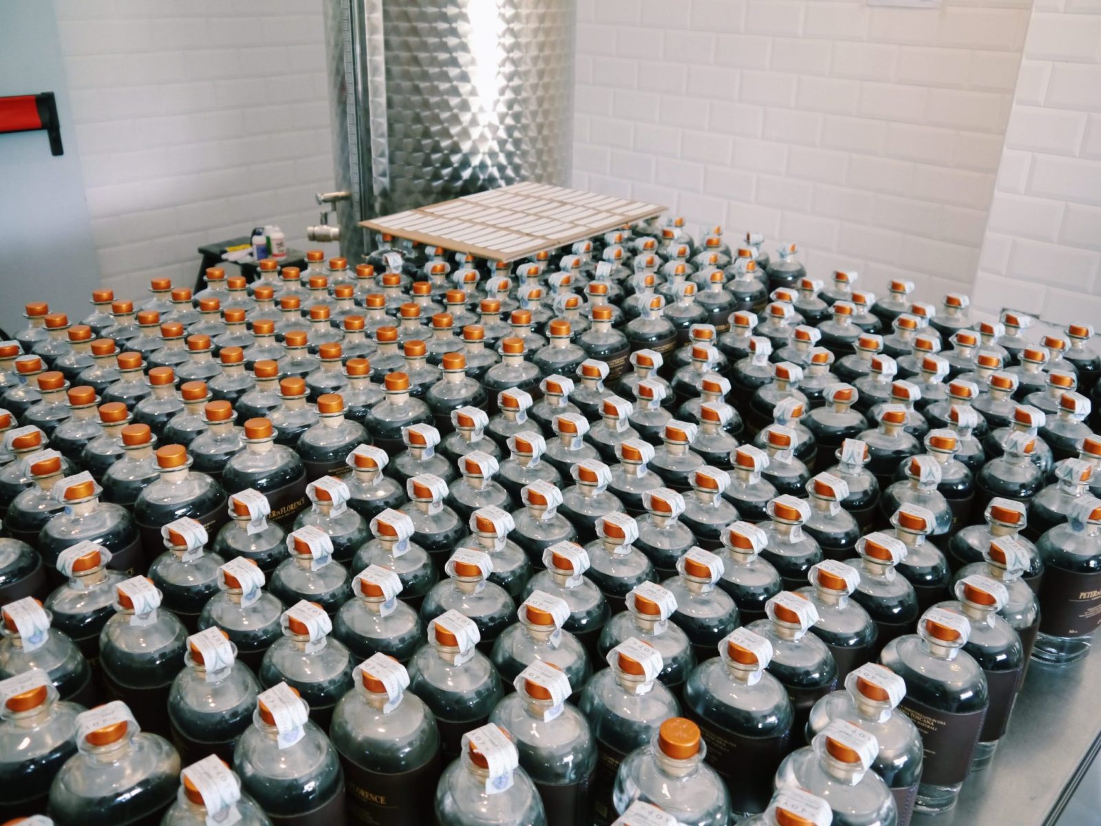 Gin bottles