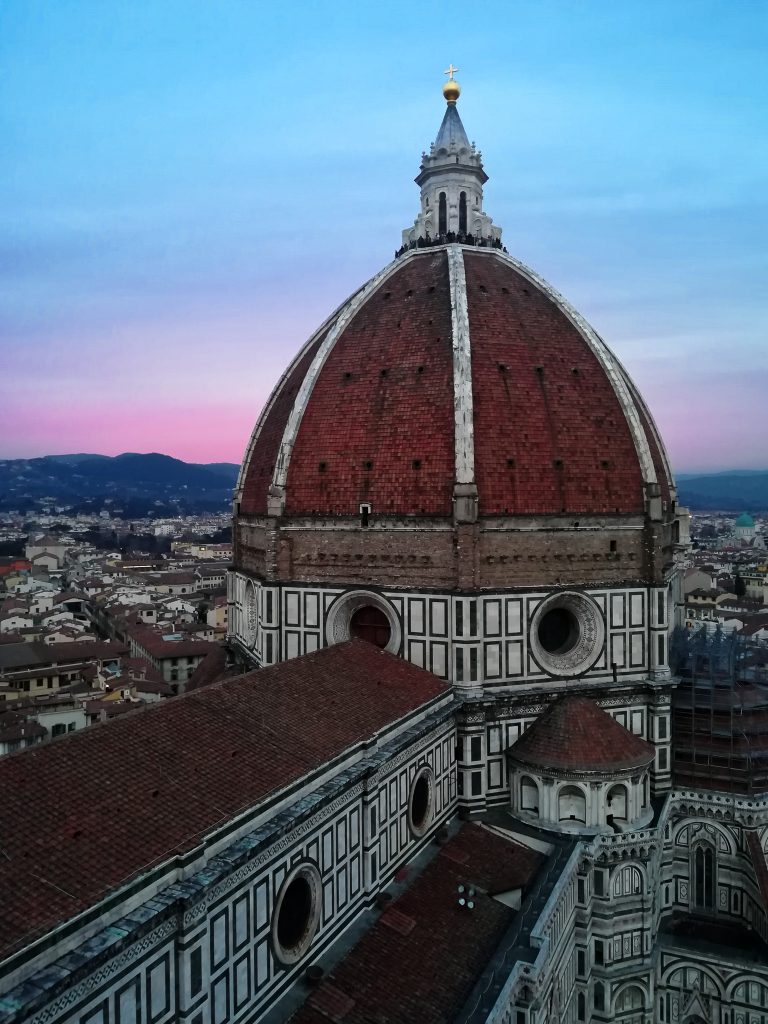 Florence Duomo in sunset