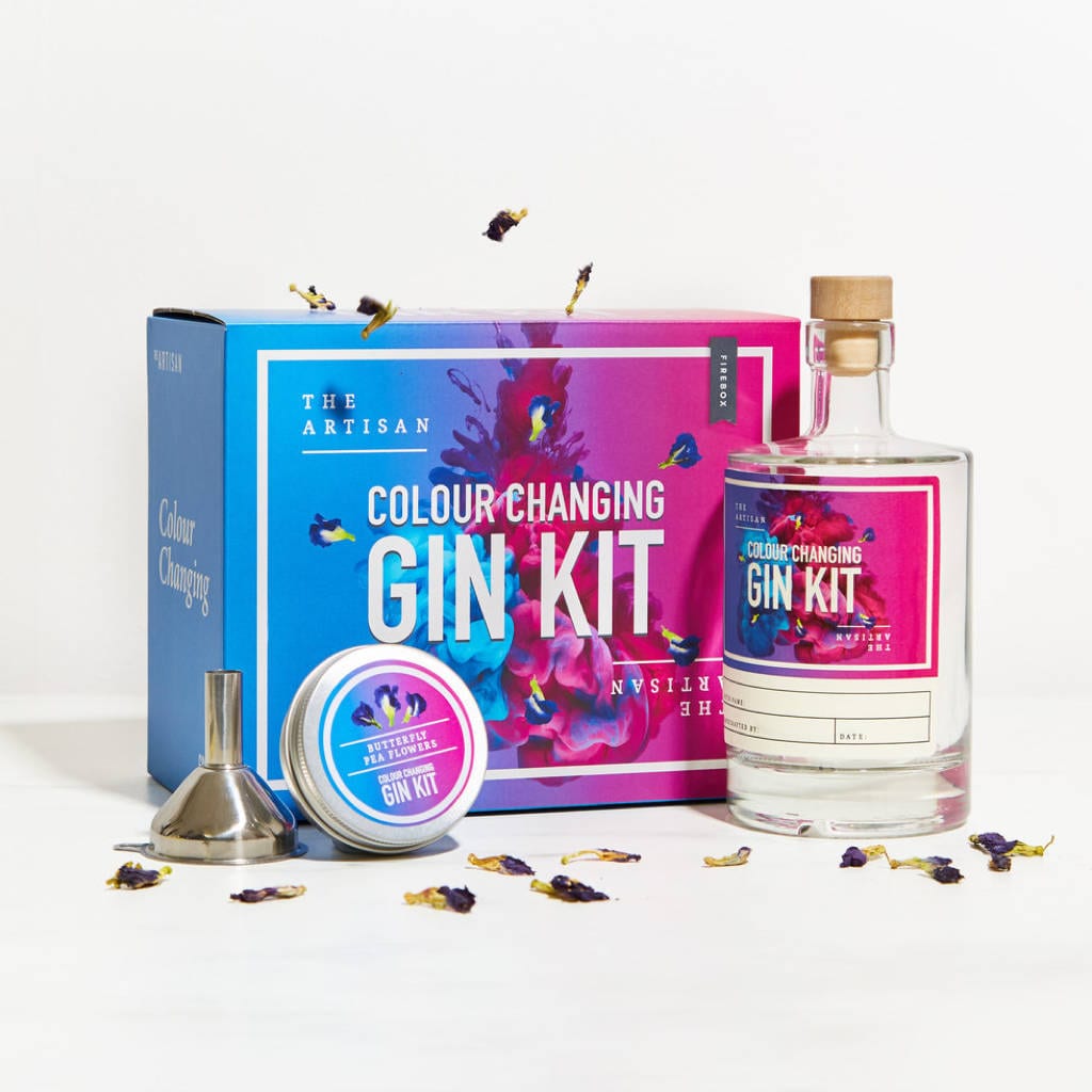 colour changing gin kit for Christmas