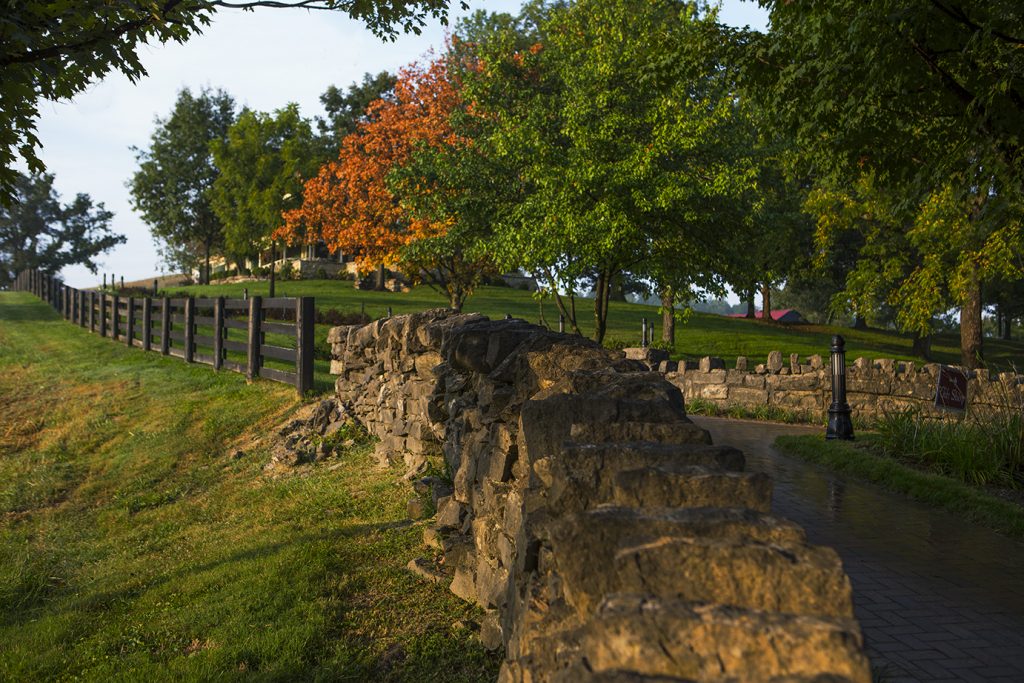 Distillery grounds in Kentucky