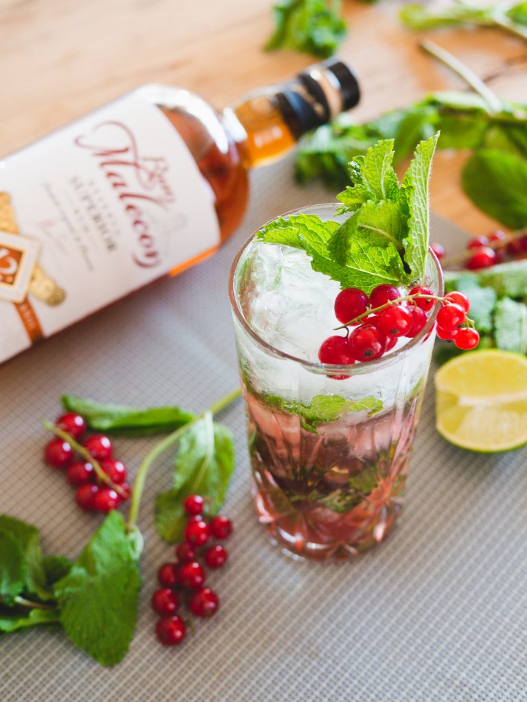 Berry Mojito with Ron Malecon