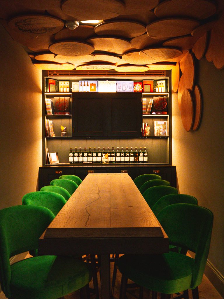 Tasting room at SMWS in Glasgow
