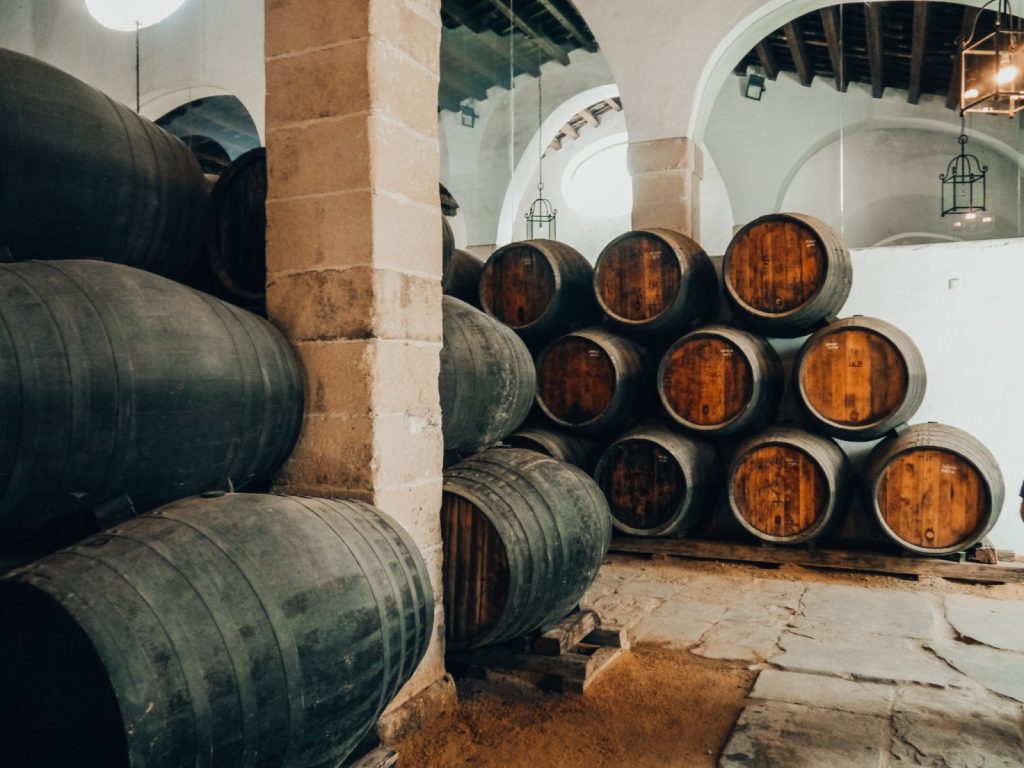 Sherry casks ageing