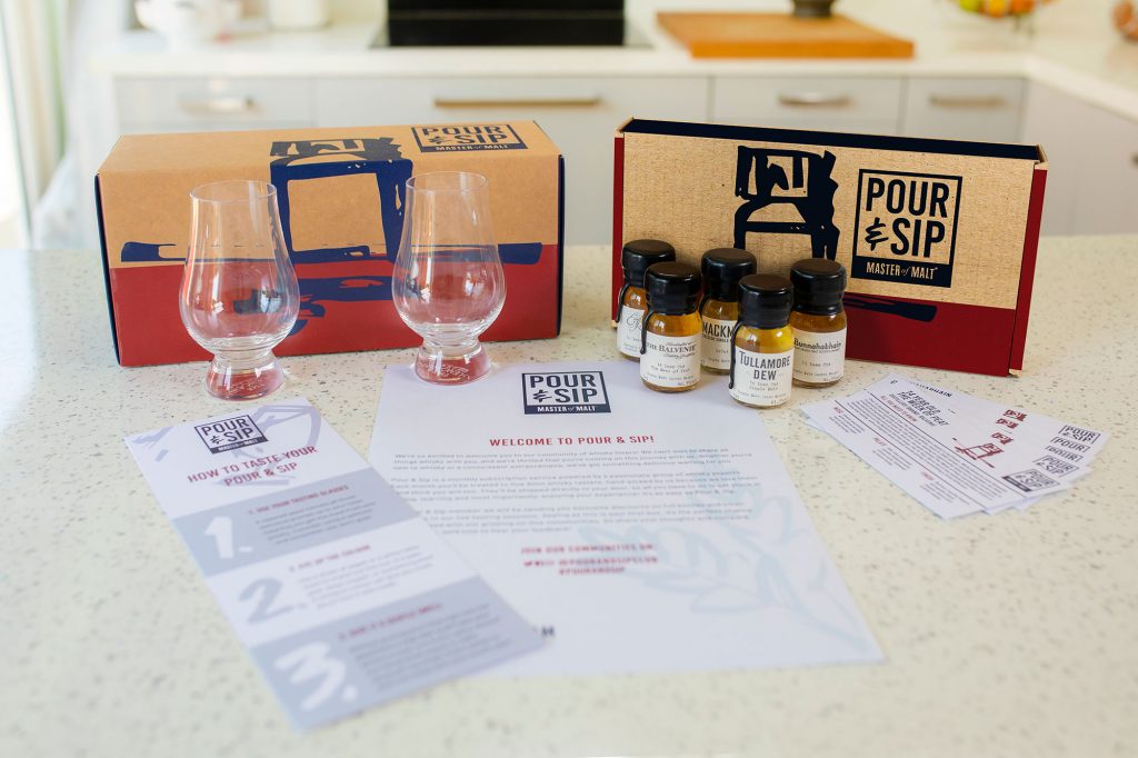 Sip and pour tasting set