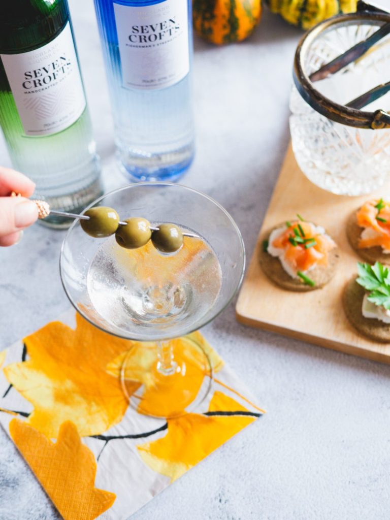 food and drink pairing with gin