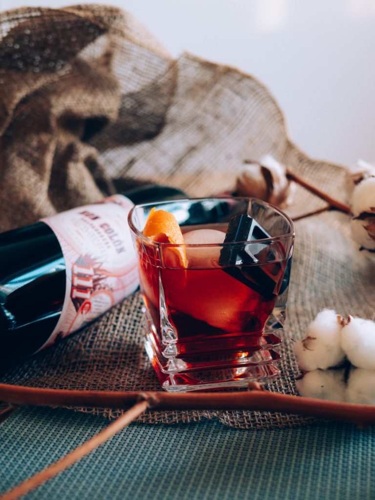 coffee and star anise rum negroni