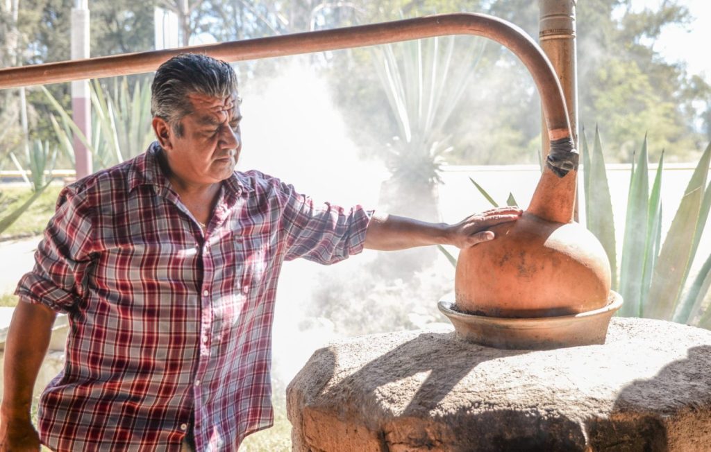 Mezcal clay still