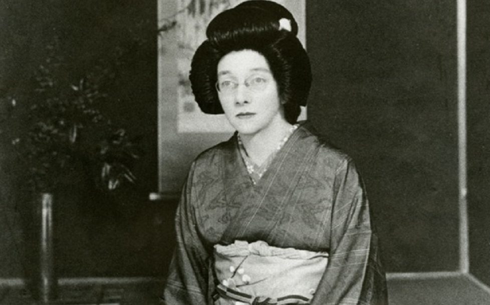 woman behind japanese whisky