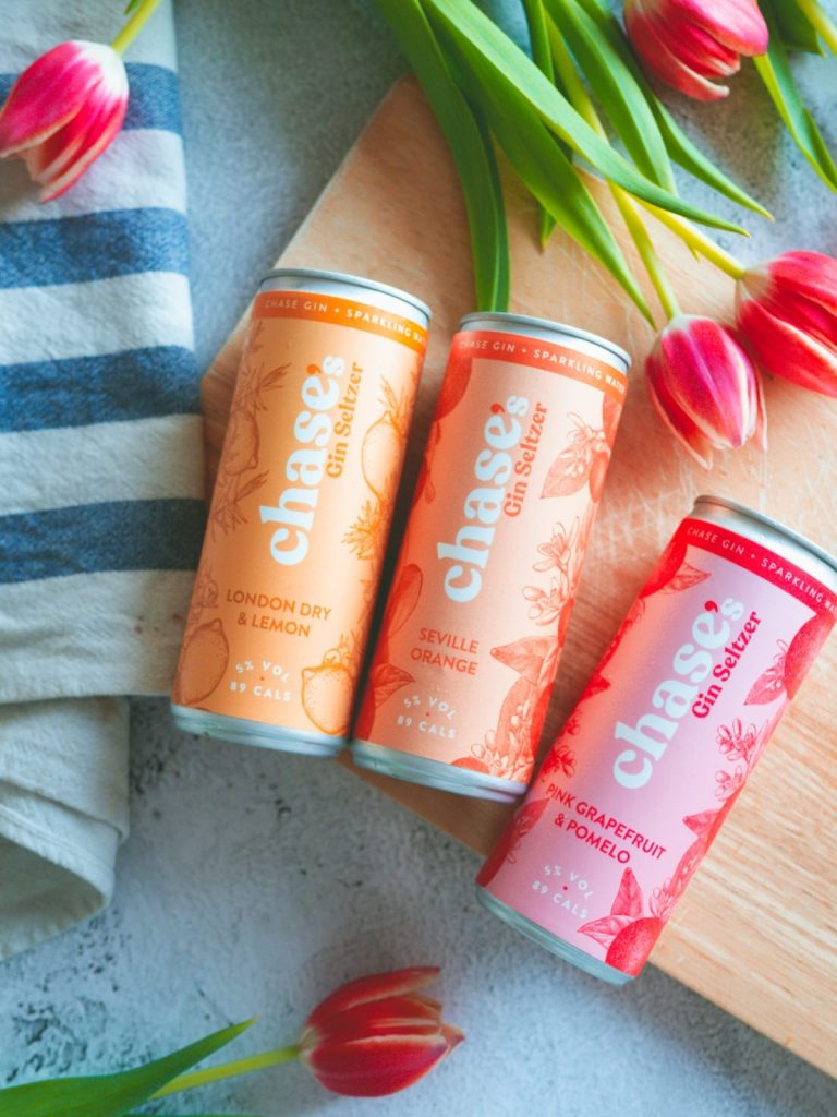 Chase gin seltzer cans