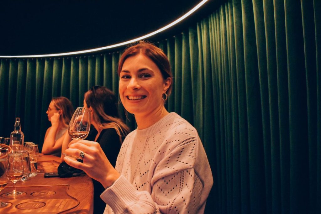 Inka Larissa at whisky tasting