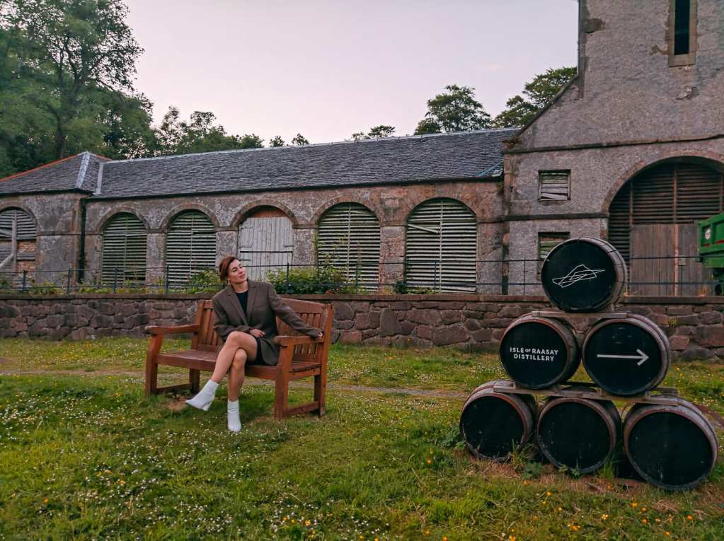 Isle of Raasay distillery sign