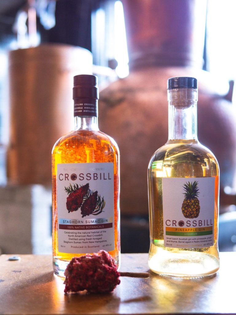 Crossbill gin selection