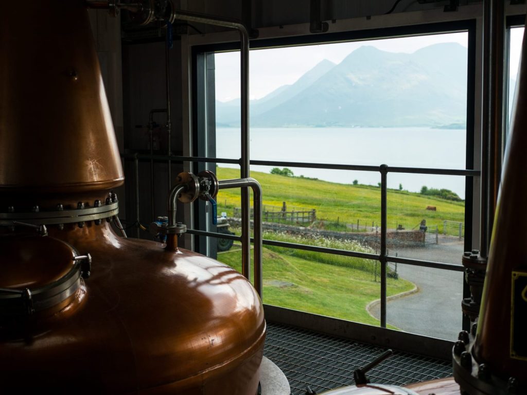 Views from isle of raasay still room