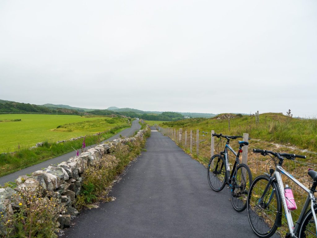 Cycling road on islay