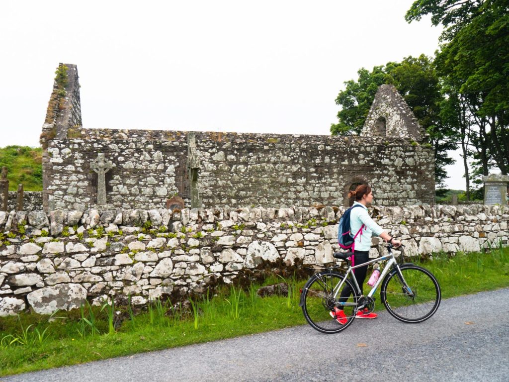 On a bike on Islay