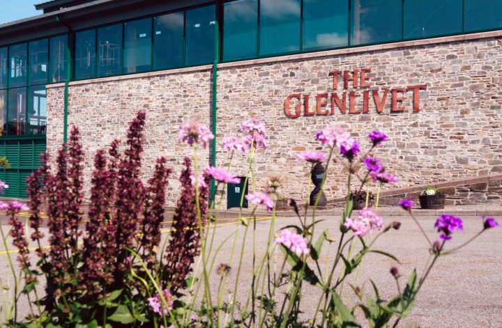 The Glenlivet distillery sign