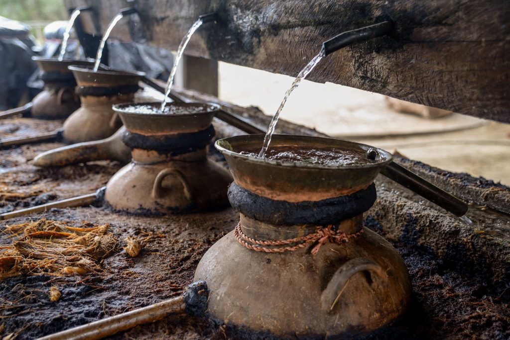 Making mezcal in clay