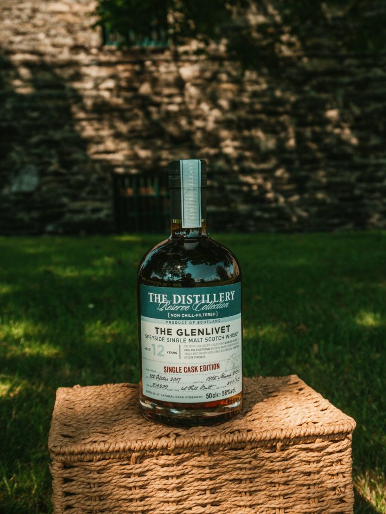 The Glenlivet whisky bottle