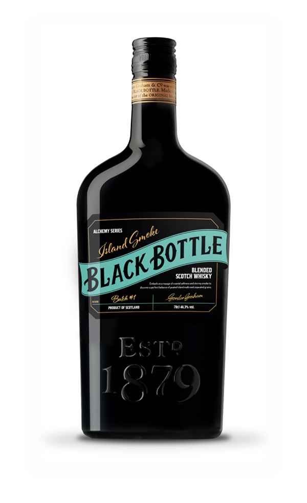 smoky bottle of scotch