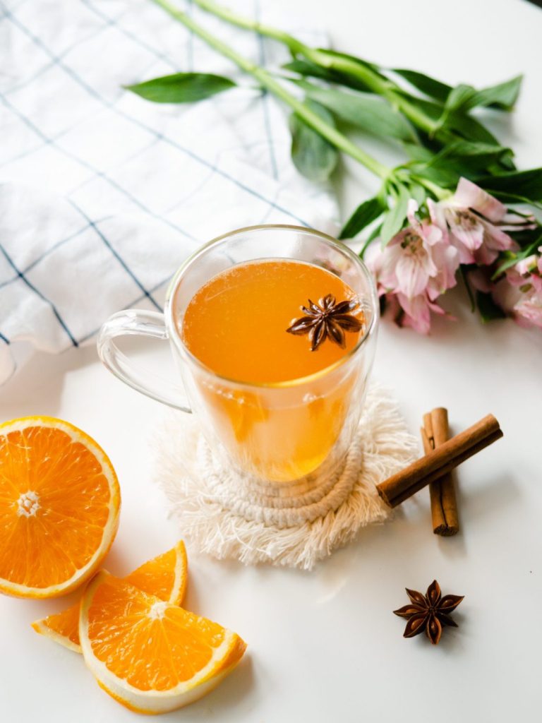 rum & cider toddy