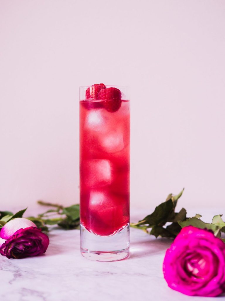 Raspberry cocktail