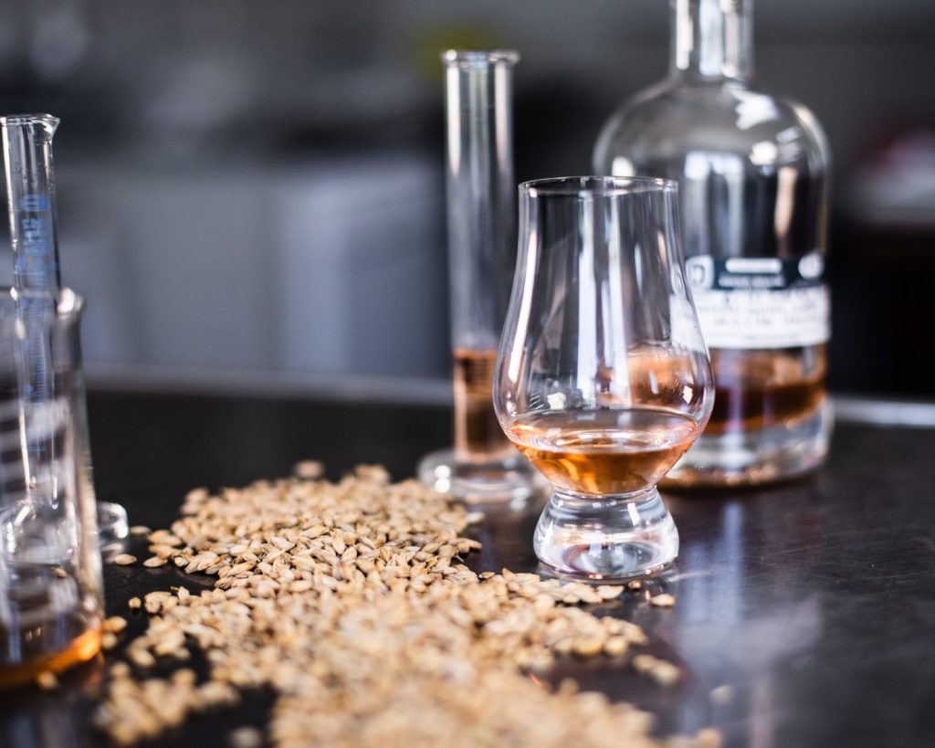 scotch whisky and grains