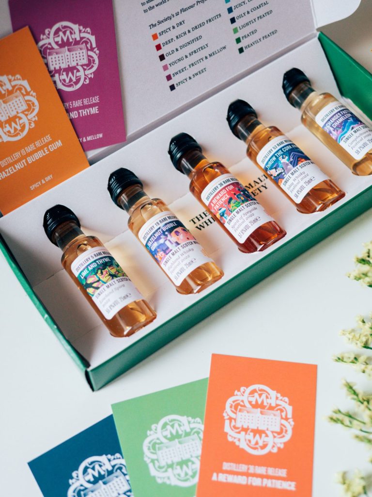 virtual whisky tasting set