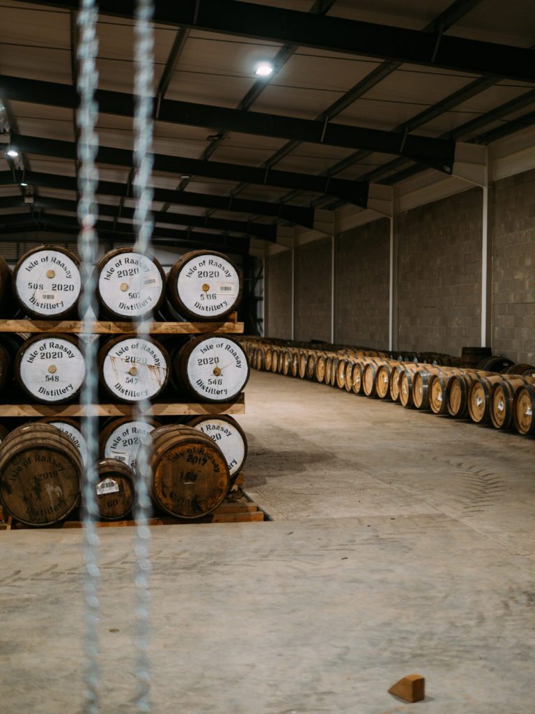 Raasay cask warehouse
