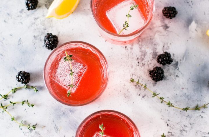 Bramble cocktails