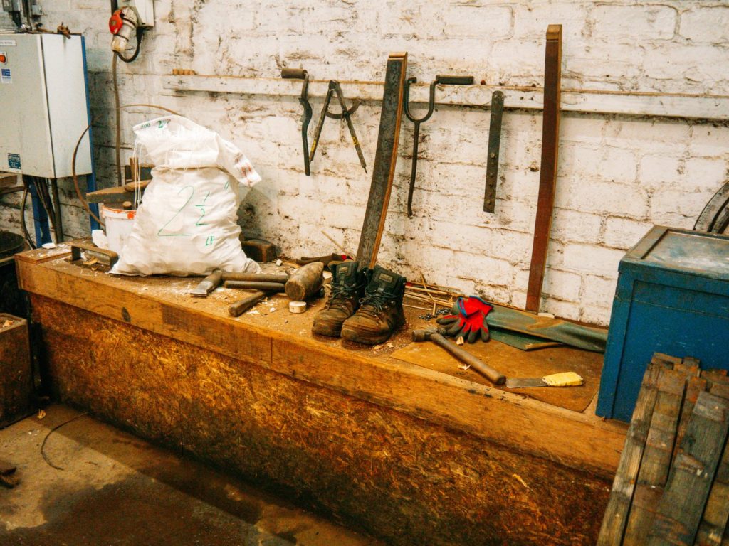 Cooperage tools and shoes