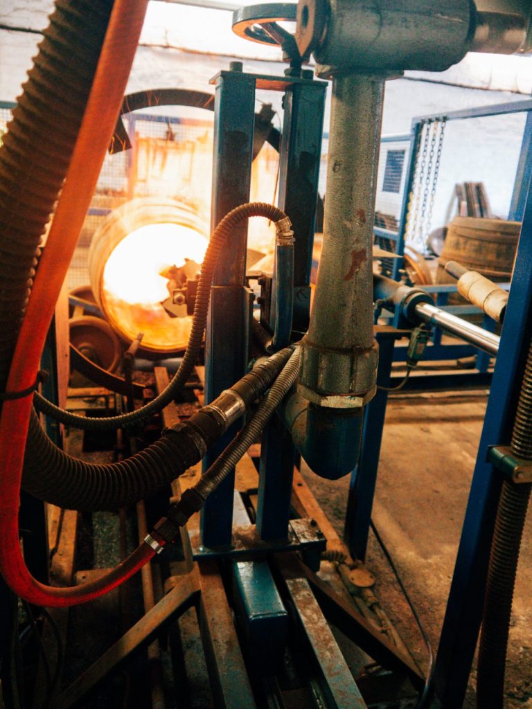 recharring of the cask