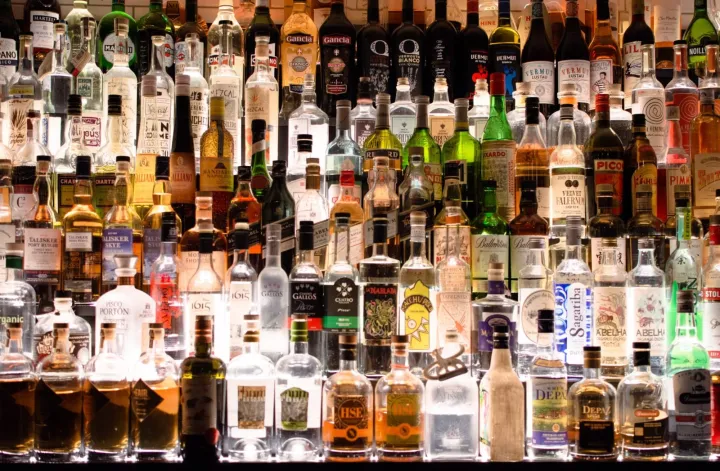 random leftover bottles