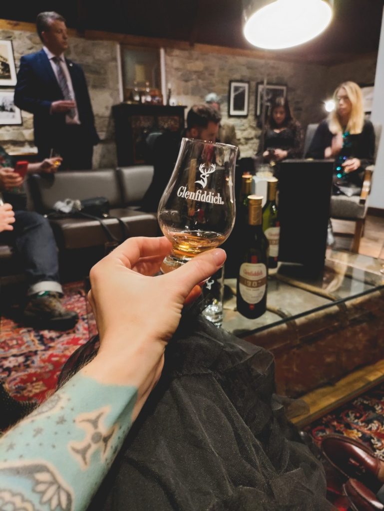 Glenfiddich whisky glass