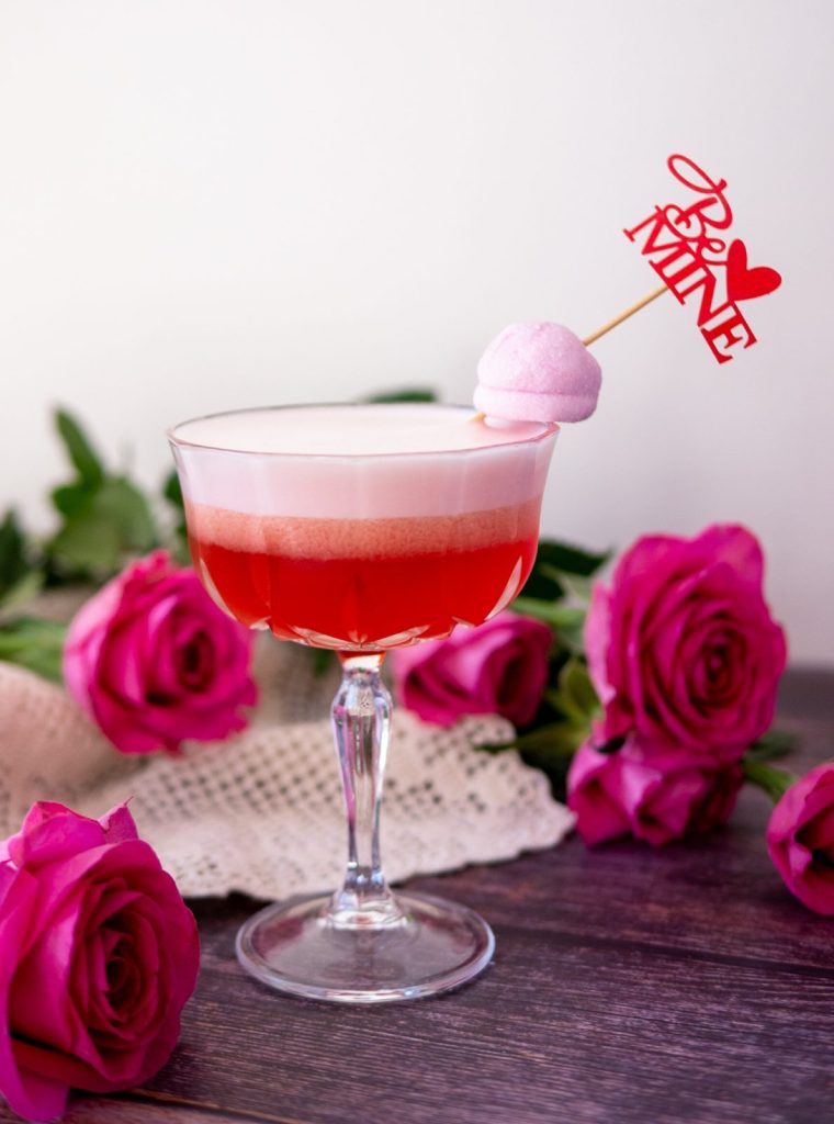 Marshmallow gin sour