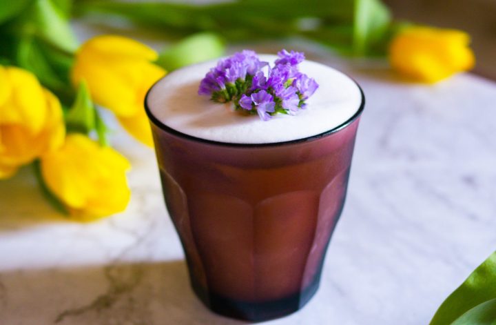 Spring cocktail using Duralex glass