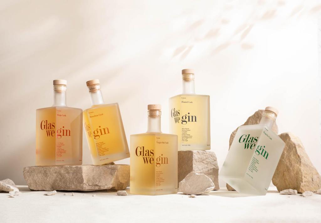 Glaswegin cask aged gin collection