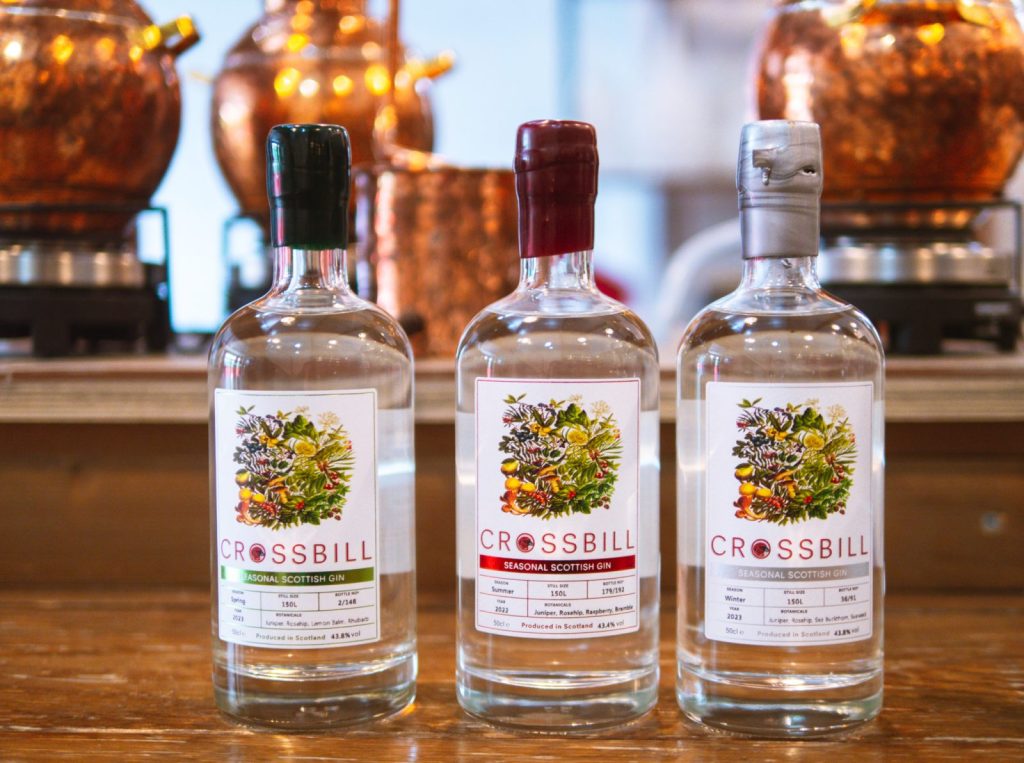 Crossbill seasonal gin range