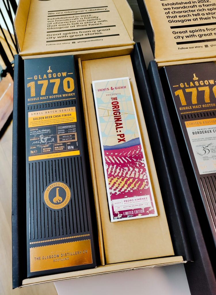 whisky christmas gift box